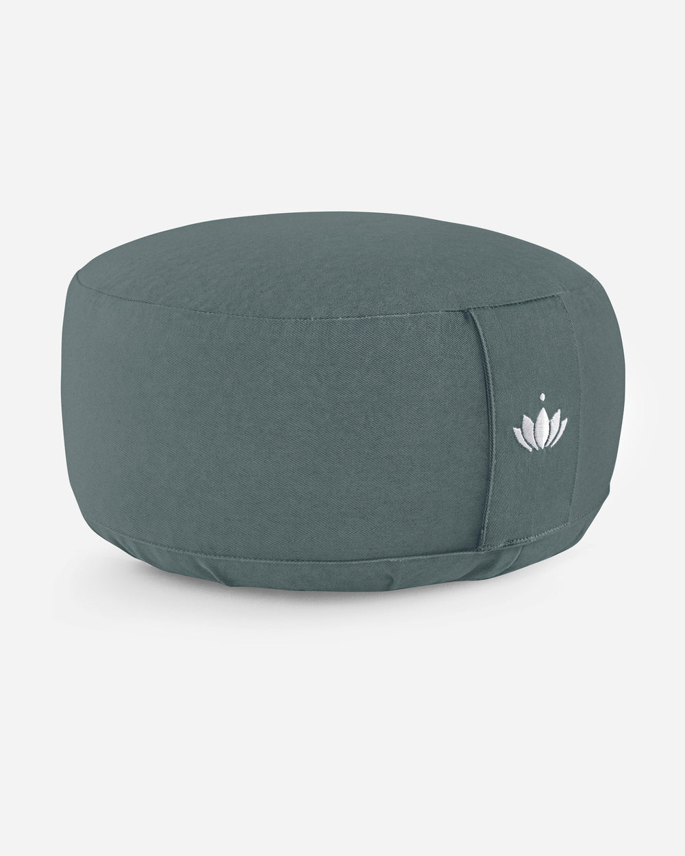 Lotuscrafts LOTUS round meditation cushion in Balsam Green